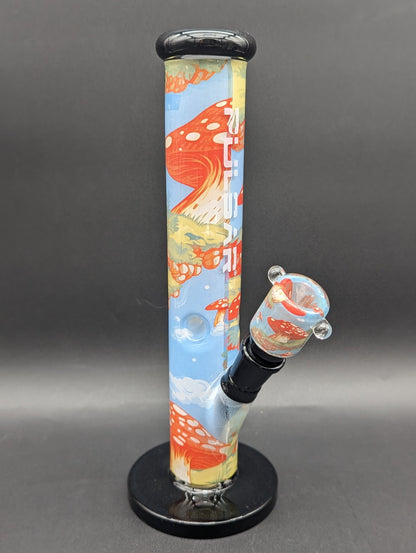 Pulsar Inside Print Straight Tube | 11.25" - Meech Madness Smoke Shop