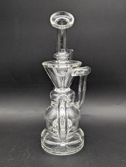 Pulsar Kicked Back Glass Recycler Rig | 7.5"