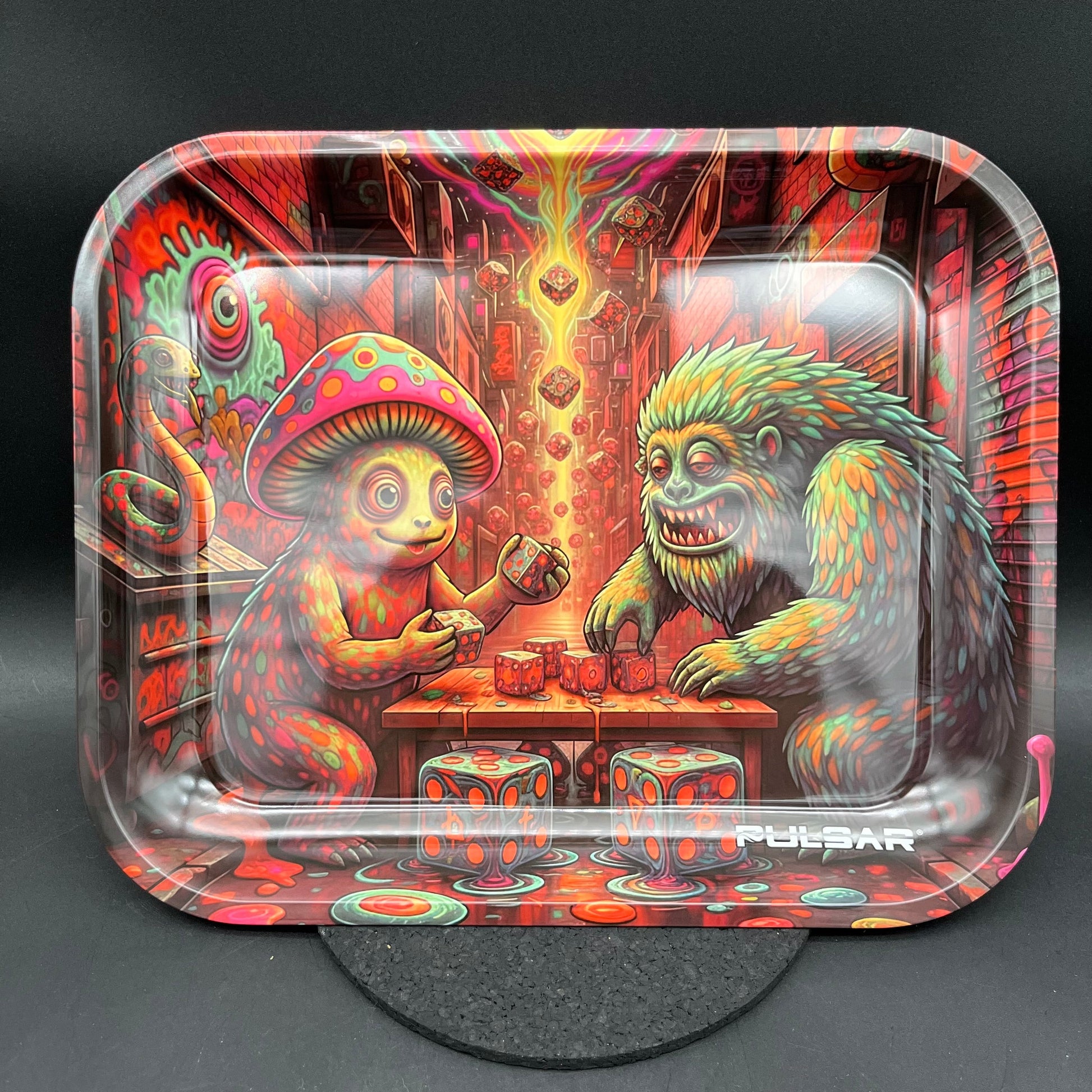 Pulsar Large Metal Rolling Tray | Back Alley Deal | 13"x11"-Avernic Smoke Shop