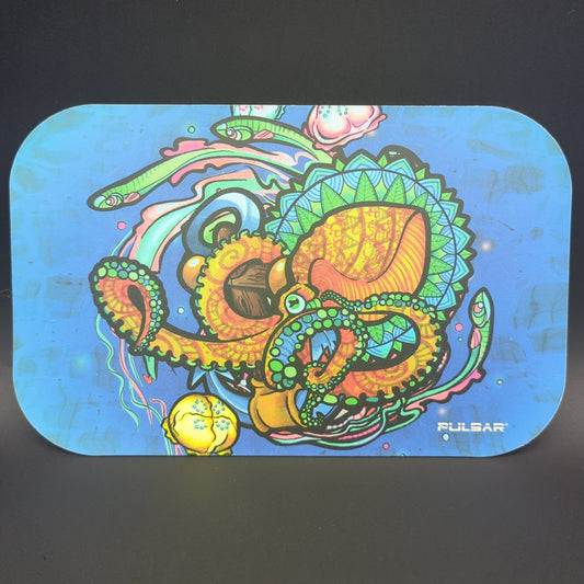 Pulsar Magnetic Tray Lid | Psychedelic Octopus | 11"x7" - Meech Madness Smoke Shop