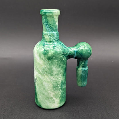 Pulsar Marbled Glass Ash Catcher | 4.25" | 14mm 90 Degrees - Meech Madness Smoke Shop
