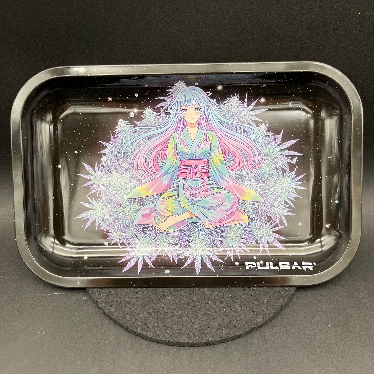 Pulsar Metal Rolling Tray | Anime Space Princess | 11"x7"-Avernic Smoke Shop