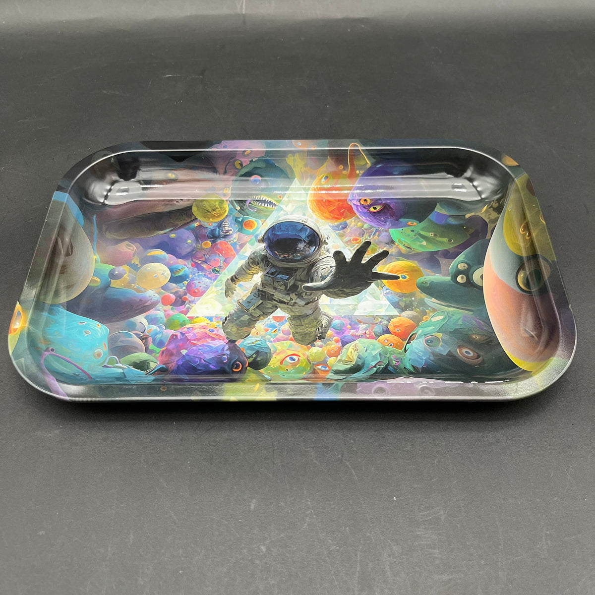 Pulsar Metal Rolling Tray | Return of the Psychedelic Spaceman | 11"x7"