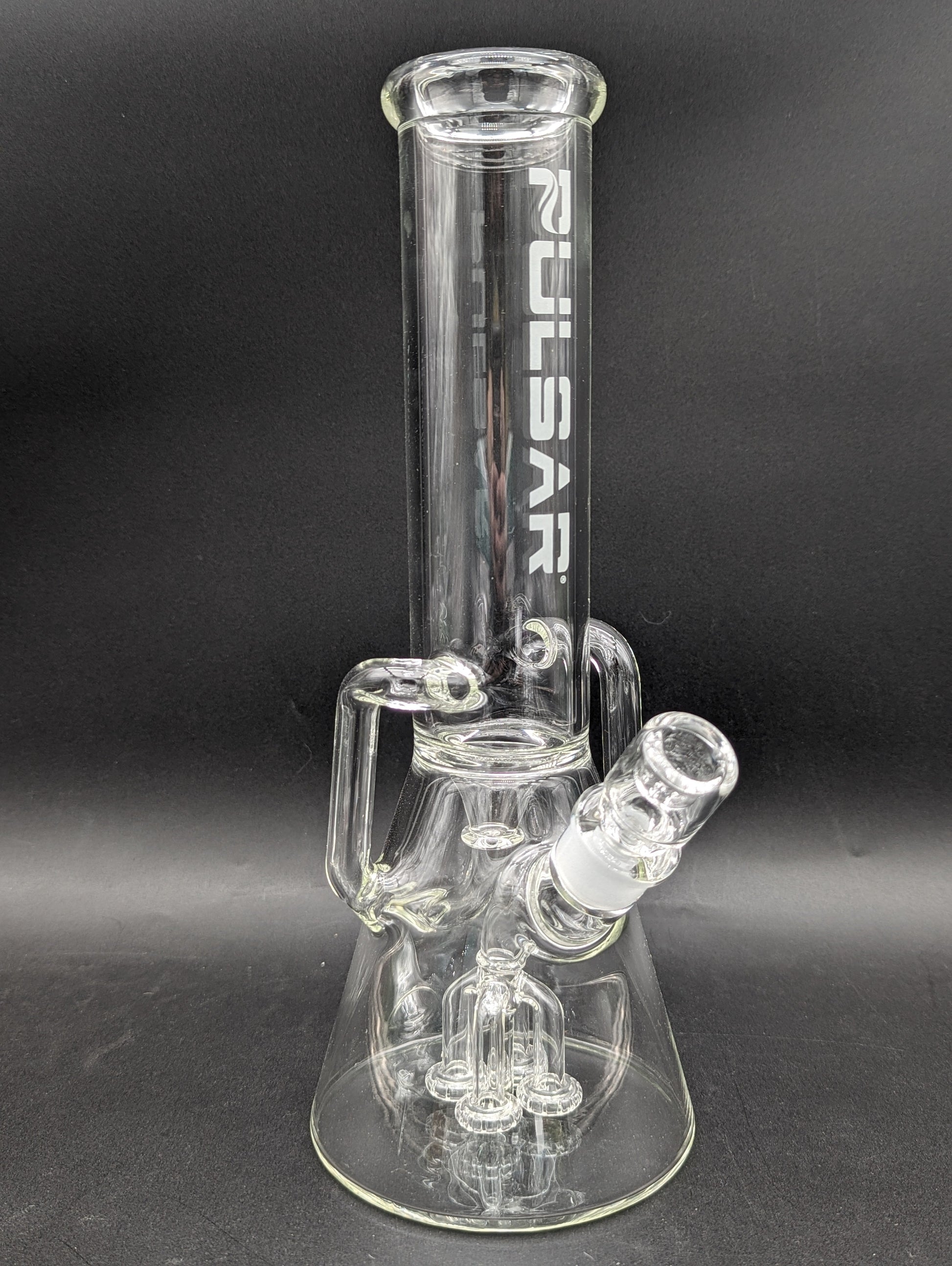 Pulsar Quad-Arm Showerhead Recycler Beaker Bong | 12"-Avernic Smoke Shop