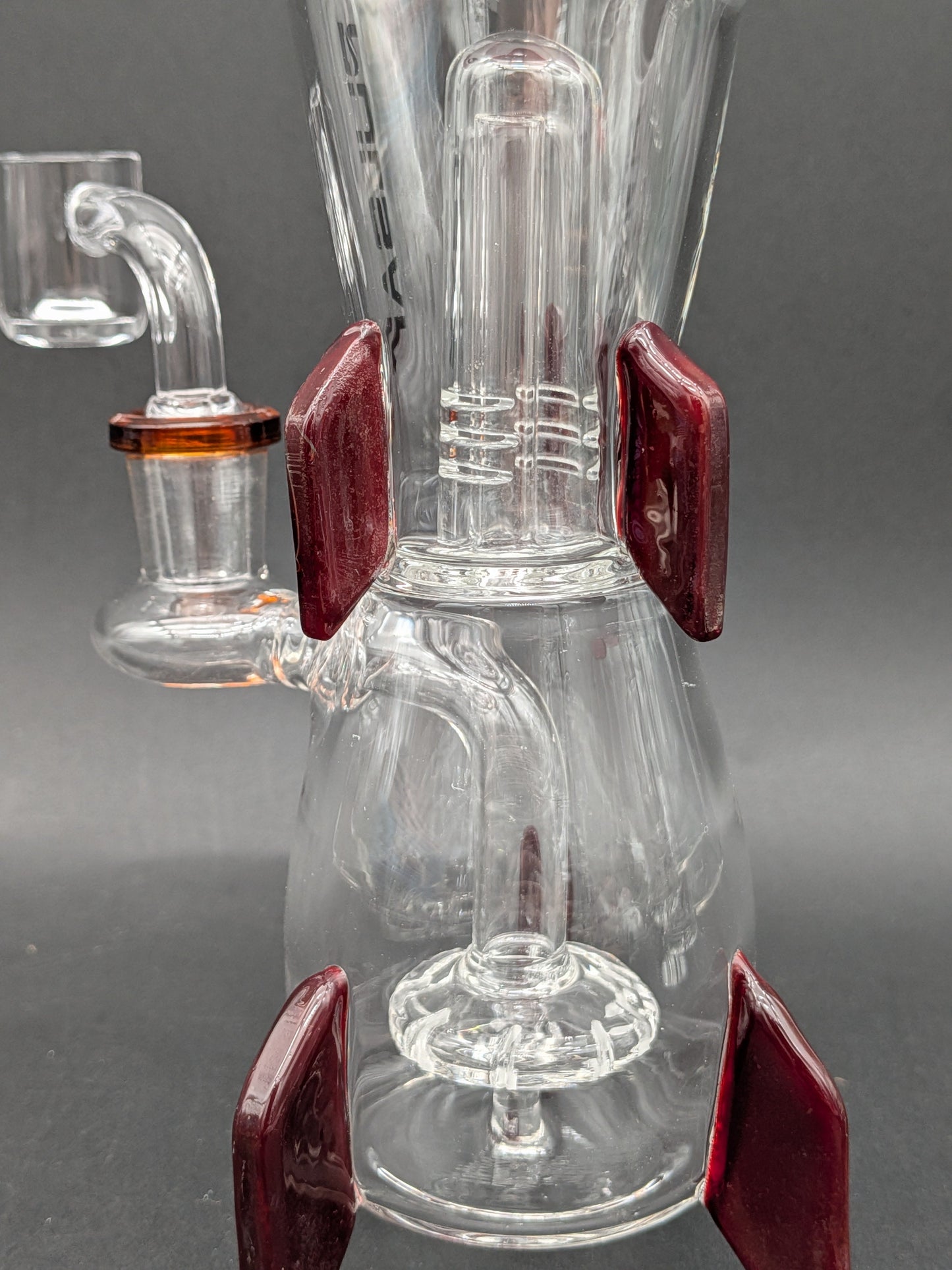 Pulsar Rocket Ship Glass Dab Rig | 8.25"