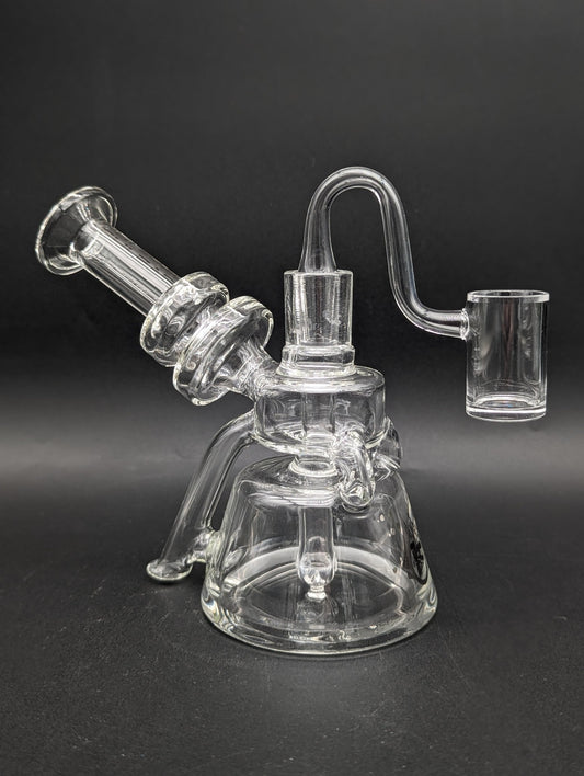 Pulsar Scientific Stack Glass Recycler Rig | 6" - Meech Madness Smoke Shop