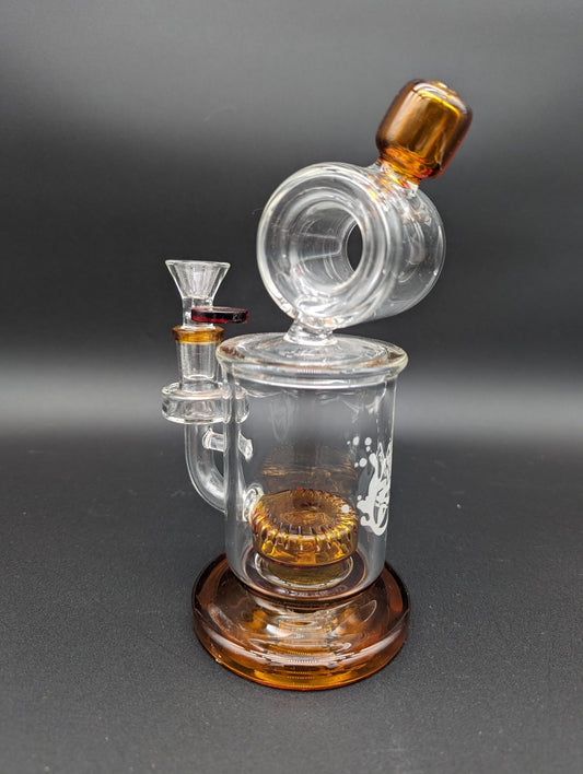 Pulsar Showerhead Donut Perc Water Pipe - Meech Madness Smoke Shop