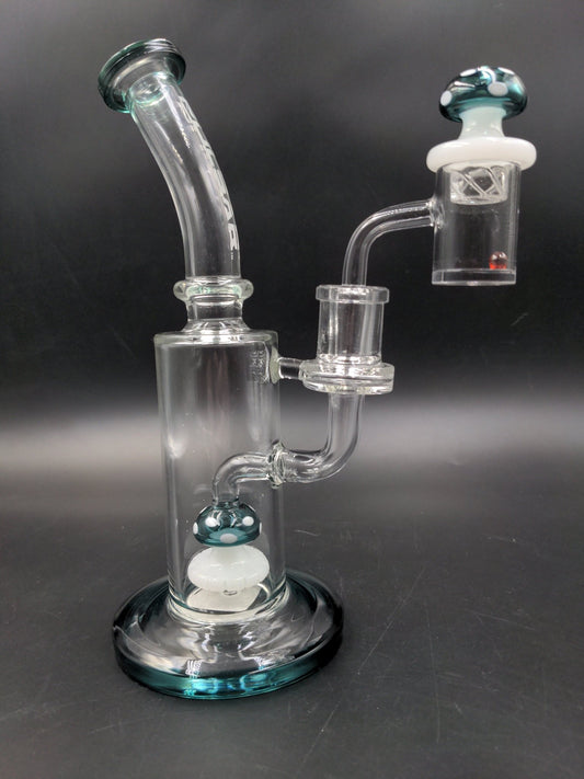 Pulsar Shroom Rig Set w/ Carb Cap | 8.5" | 14mm - Meech Madness Smoke Shop