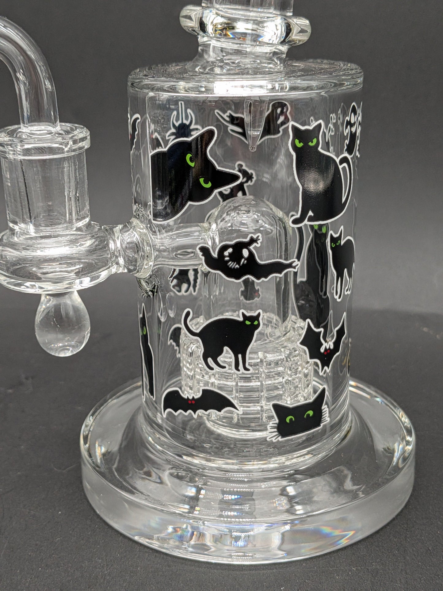 Pulsar Superstitious Kitty Glass Dab Rig Set | 8"