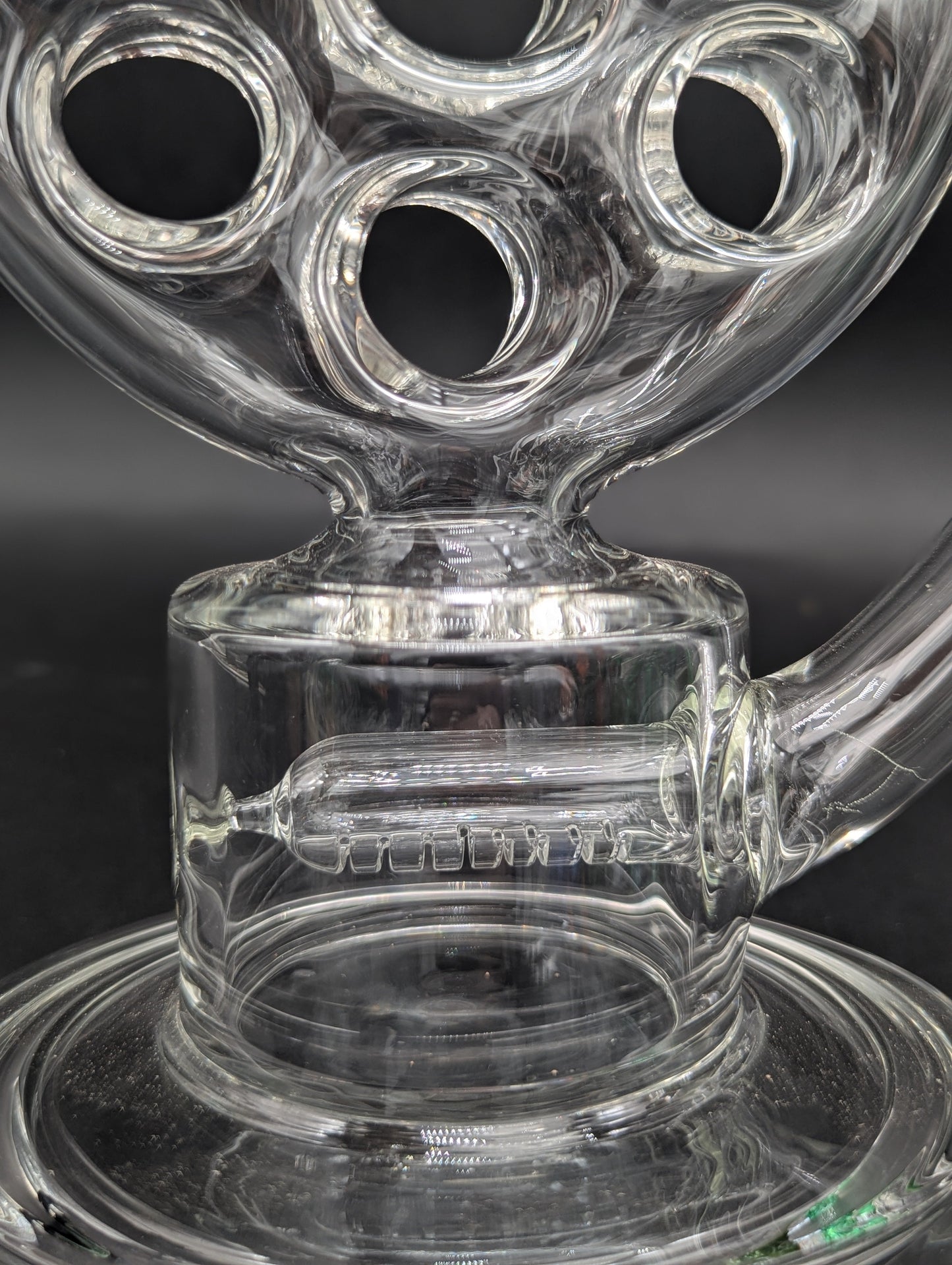 Pulsar Swiss Perc Kink Neck Glass Bong | 18"-Avernic Smoke Shop