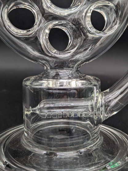 Pulsar Swiss Perc Kink Neck Glass Bong | 18"-Avernic Smoke Shop