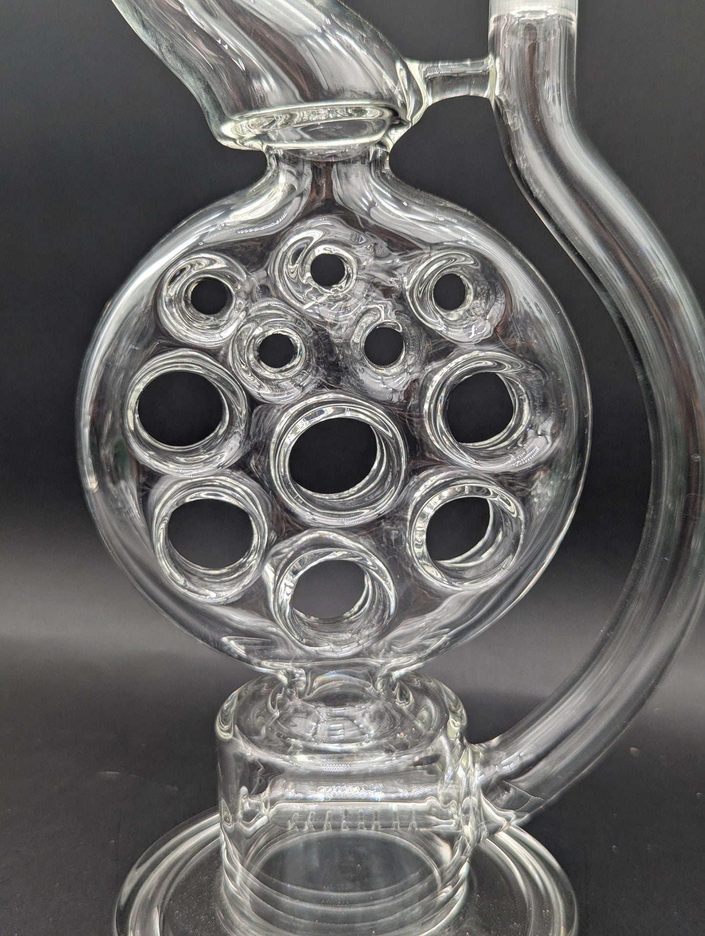 Pulsar Swiss Perc Kink Neck Glass Bong | 18"-Avernic Smoke Shop