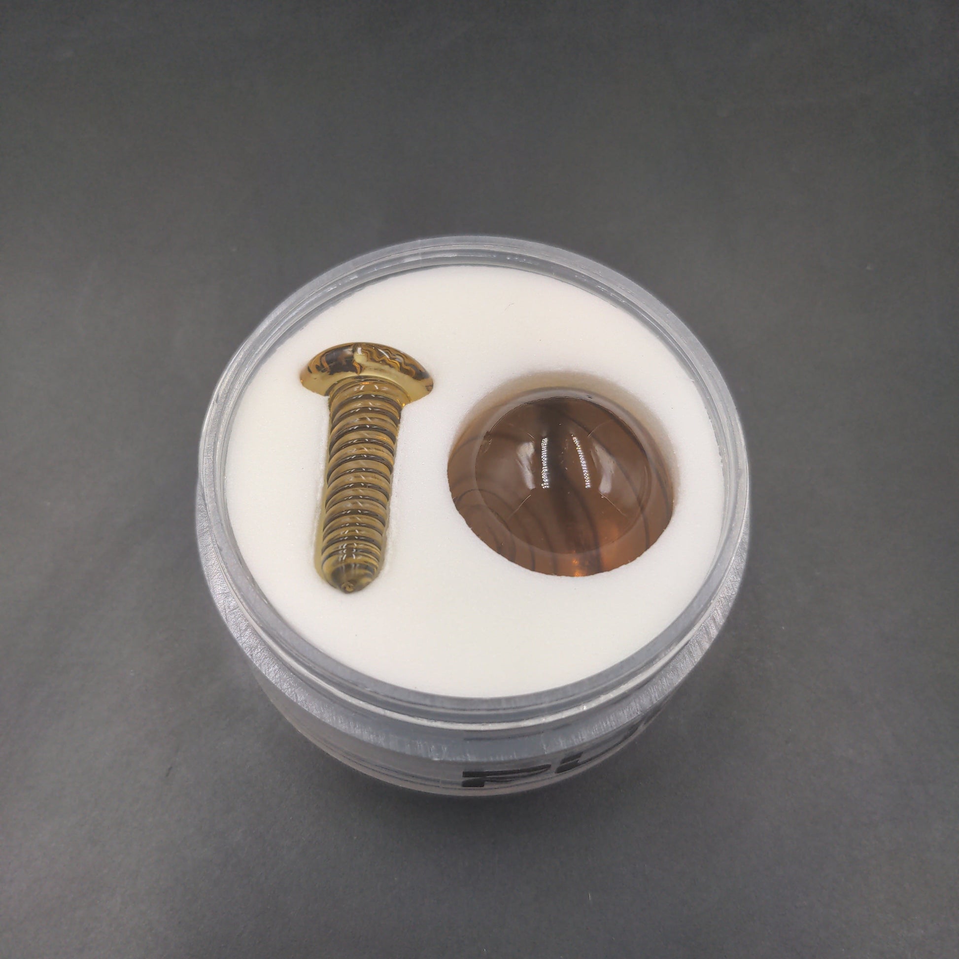 Pulsar Terp Slurper Screw & Marble Set | 2pc - Avernic Smoke Shop