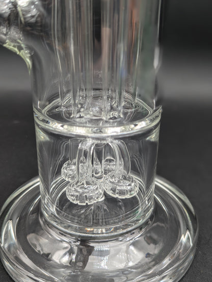 Pulsar Triple Chamber Chugger Glass Water Pipe | 13.75"-Avernic Smoke Shop
