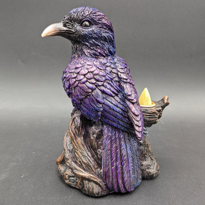 Quoth the Raven Backflow Polyresin Incense Burner-Avernic Smoke Shop