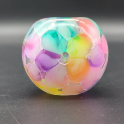 Rainbow Pebble Color Hand Pipe 4"-Avernic Smoke Shop