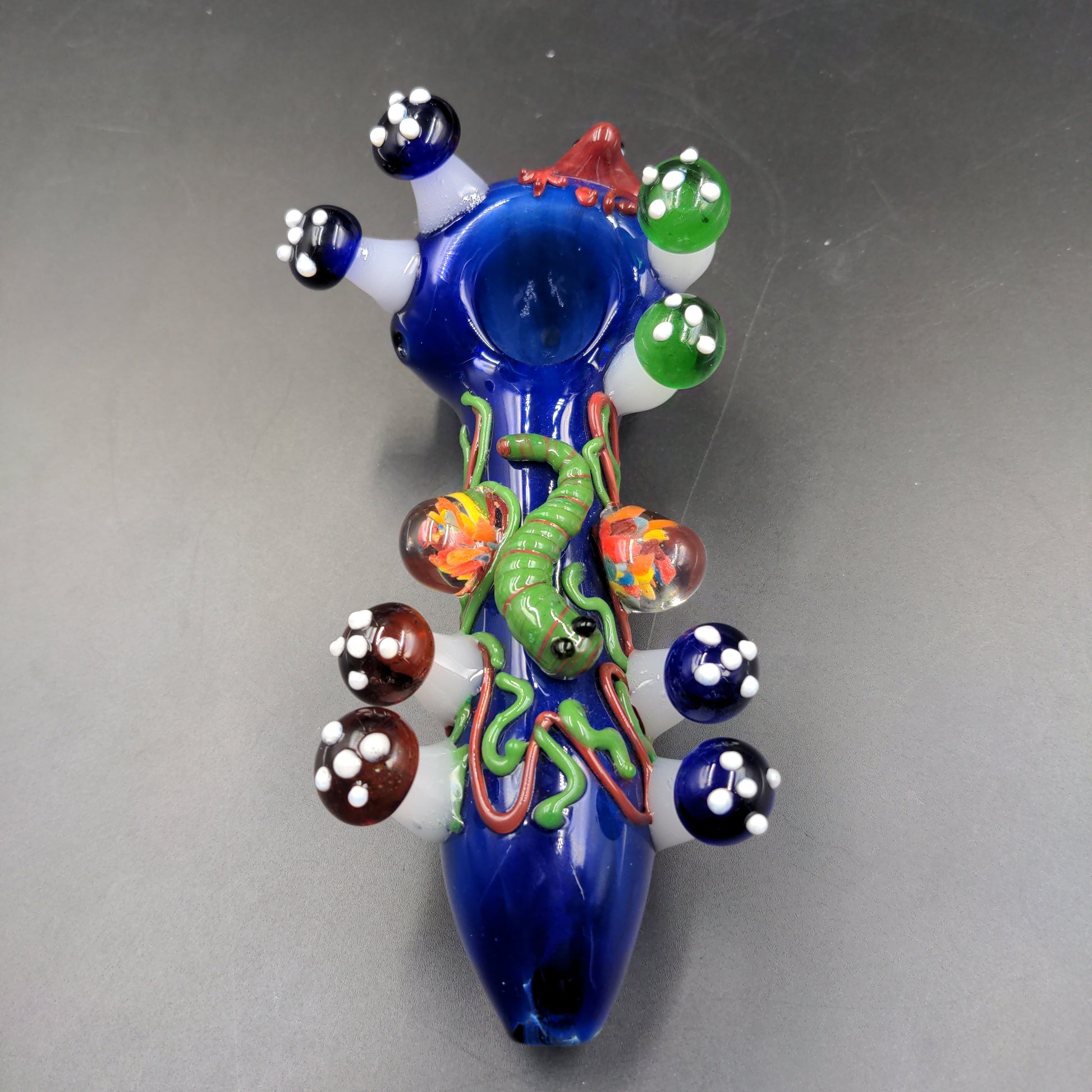 Rainforest Ecology Glass Pipe - 6" - Avernic Smoke Shop