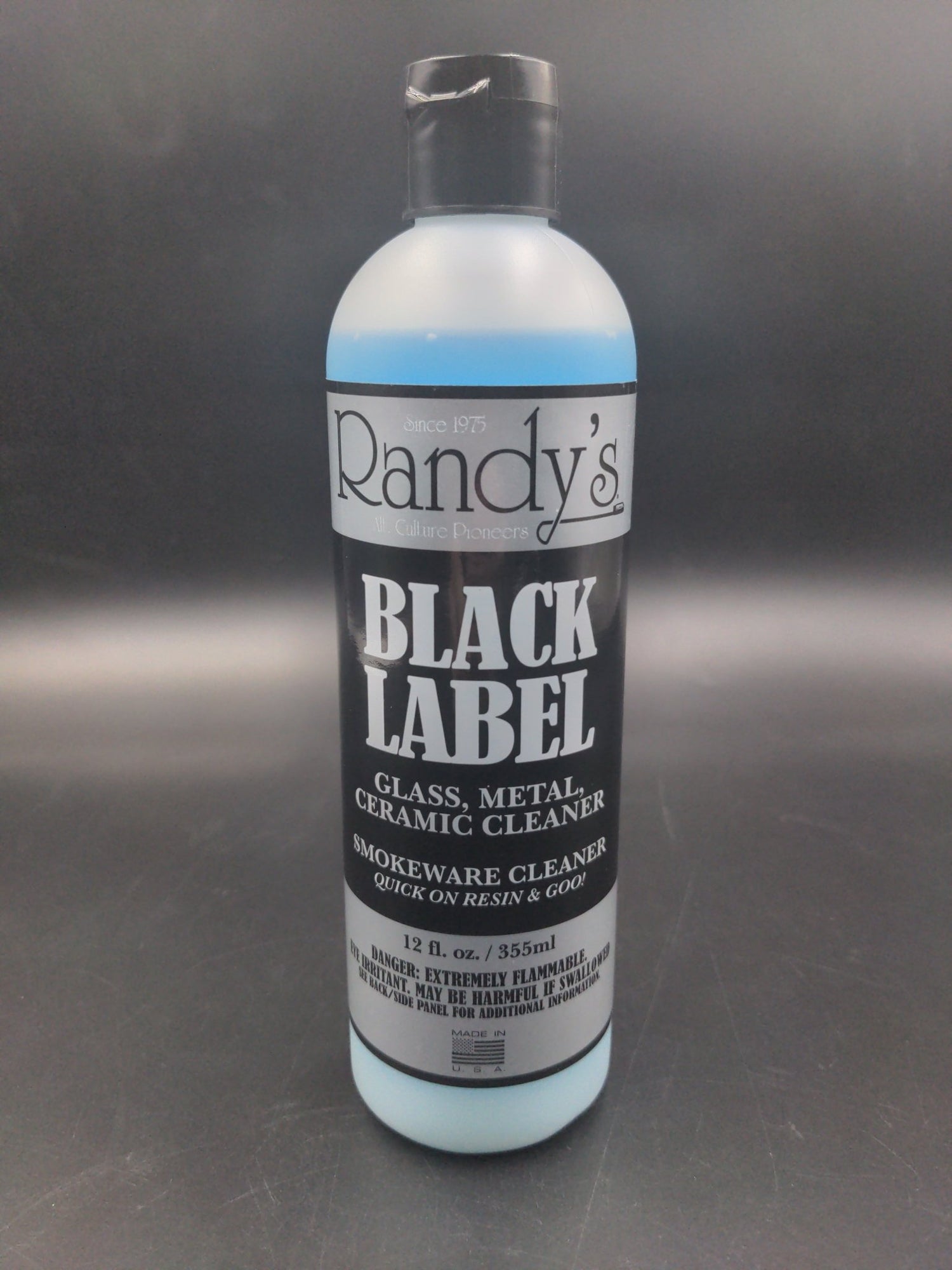 Randy's Black Label Glass Cleaner - 12oz Bottle - Meech Madness Smoke Shop