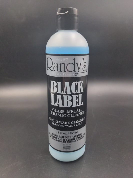 Randy's Black Label Glass Cleaner - 12oz Bottle - Meech Madness Smoke Shop