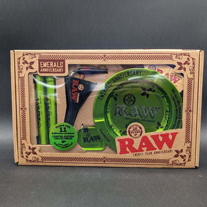 RAW® - 20th Anniversary Emerald Rolling Set-Avernic Smoke Shop