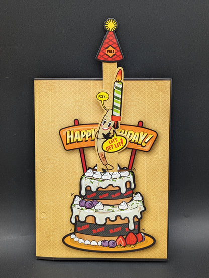 RAW® - Birthday Card-Meech Madness Smoke Shop
