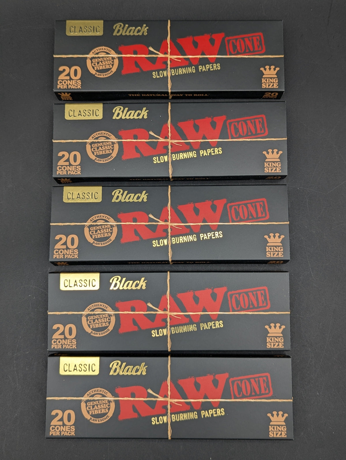 RAW Black Cone King Size | 20pk-Avernic Smoke Shop