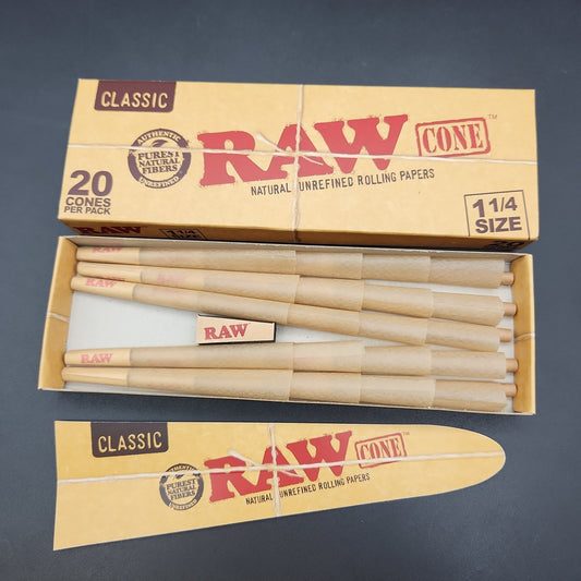 RAW Classic Cone 1 1/4 | 20pk - Meech Madness Smoke Shop