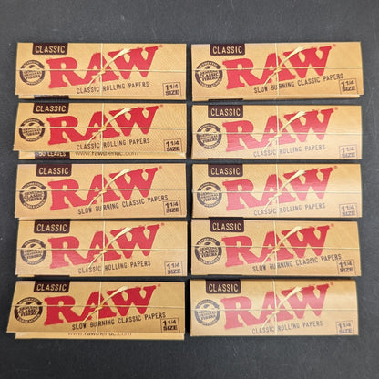 RAW Classic Rolling Papers - 1 1/4 Size-Avernic Smoke Shop