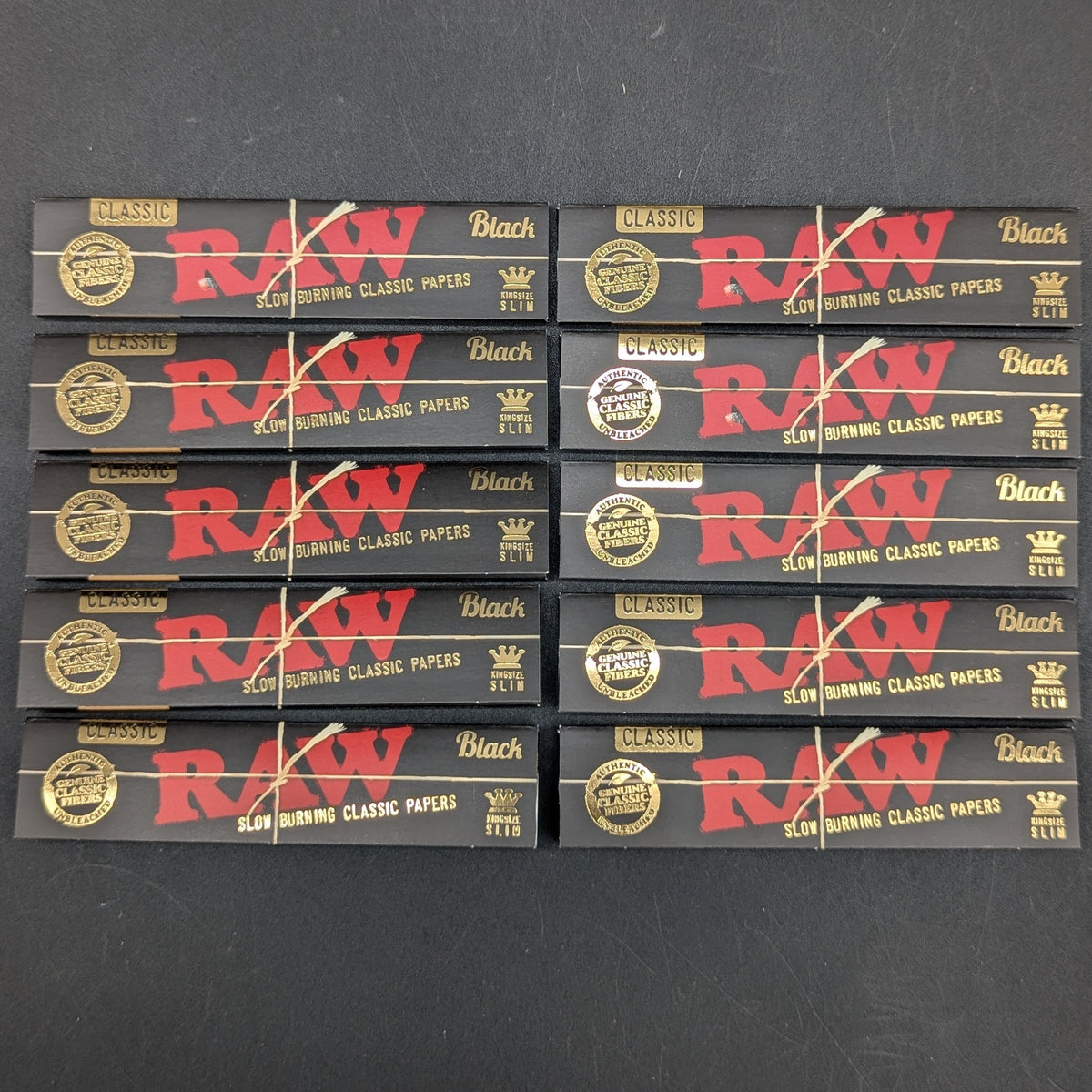 RAW Classic Rolling Papers - King Size Black-Avernic Smoke Shop
