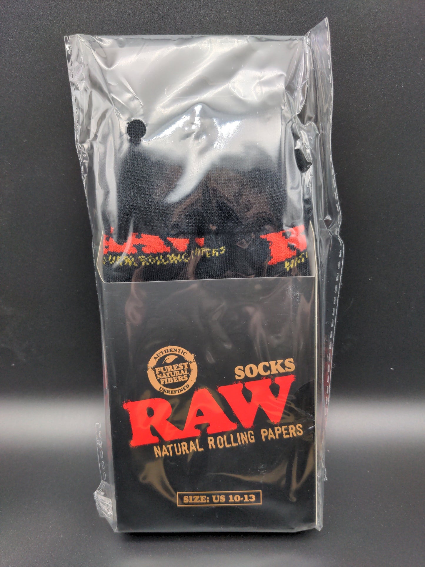 RAW Cotton Socks | Size 10-13-Meech Madness Smoke Shop