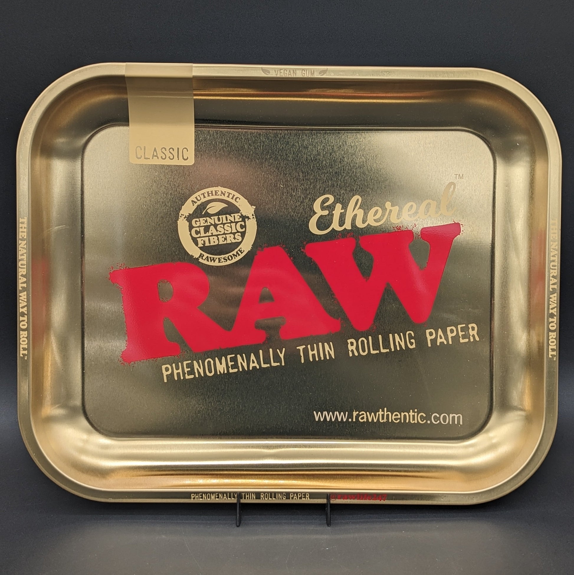 RAW Ethereal Metal Rolling Tray - Medium + Large-Avernic Smoke Shop