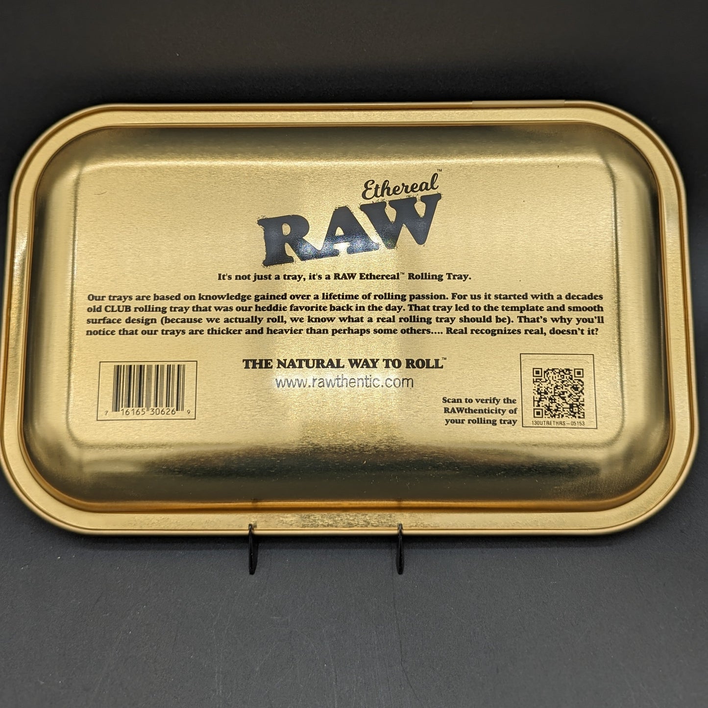 RAW® - Ethereal Metal Rolling Tray - Small-Avernic Smoke Shop
