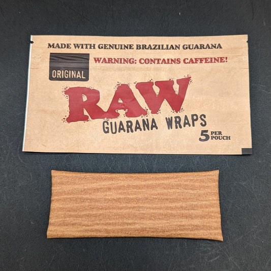 RAW Guarana Caffeine Wraps - Meech Madness Smoke Shop