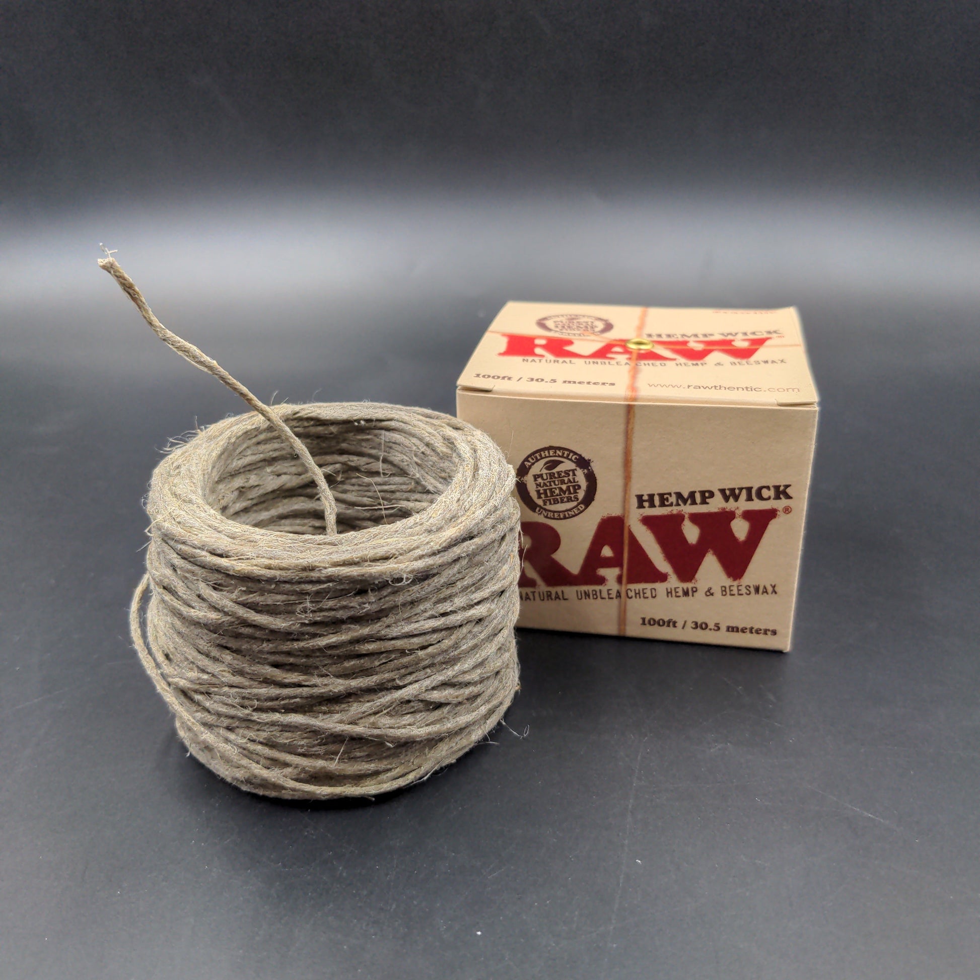 RAW Hemp Wick Ball - 100 Feet - Avernic Smoke Shop