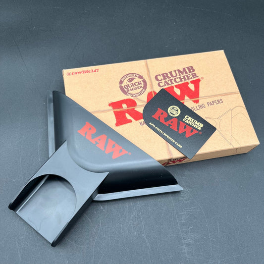 RAW® - Large Crumb Catcher with Sweep Card - Meech Madness Smoke Shop