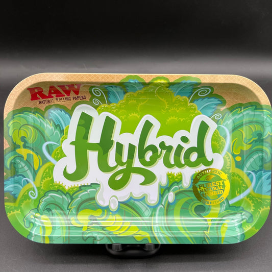 RAW® - Metal Rolling Tray Hybrid Design - Small - Meech Madness Smoke Shop