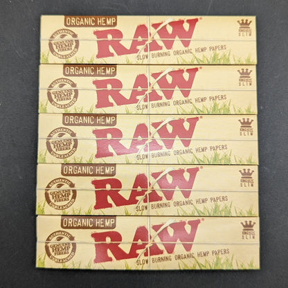 RAW Organic Hemp Rolling Papers - King Size Slim-Avernic Smoke Shop
