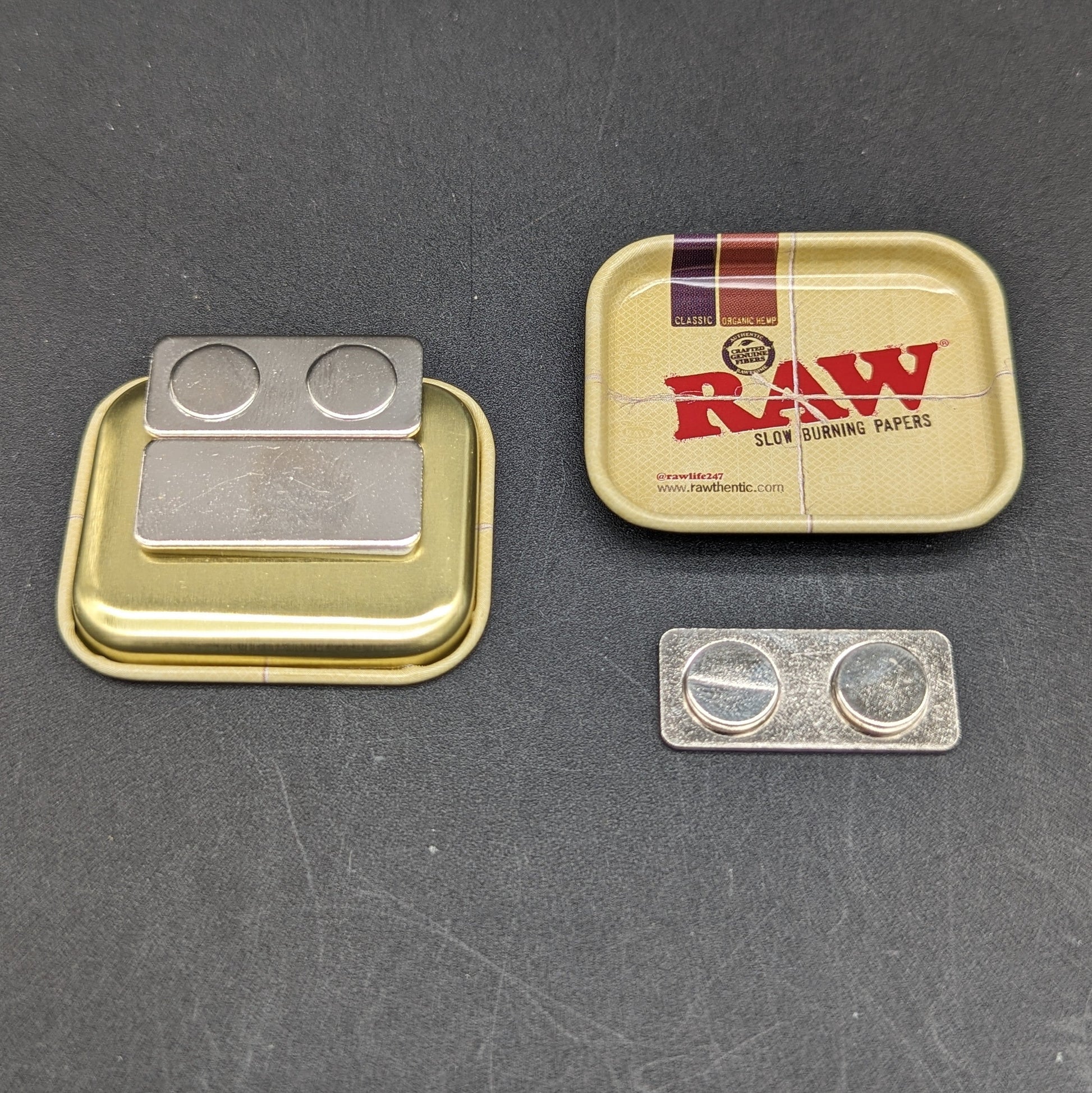 RAW® - Pinner Tray with Magnet Back | 1.8" x1.5" - Meech Madness Smoke Shop
