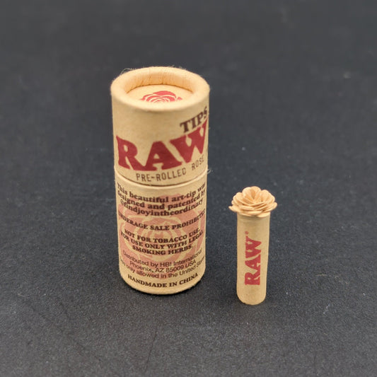 RAW Pre - Rolled Rose Tip | Single Tip - Meech Madness Smoke Shop