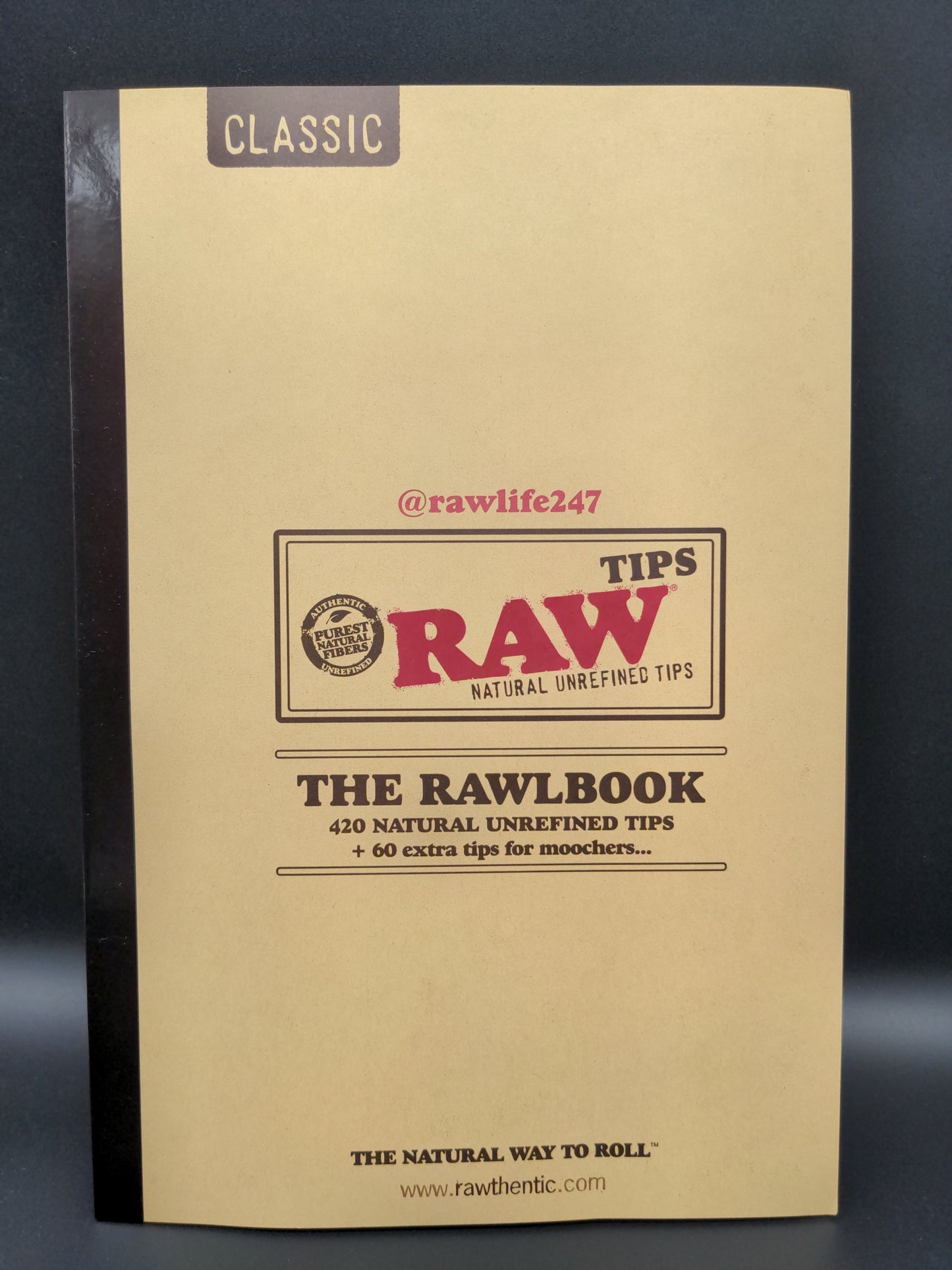 Raw RawlBook - Book of 480 Rolling Tips-Avernic Smoke Shop