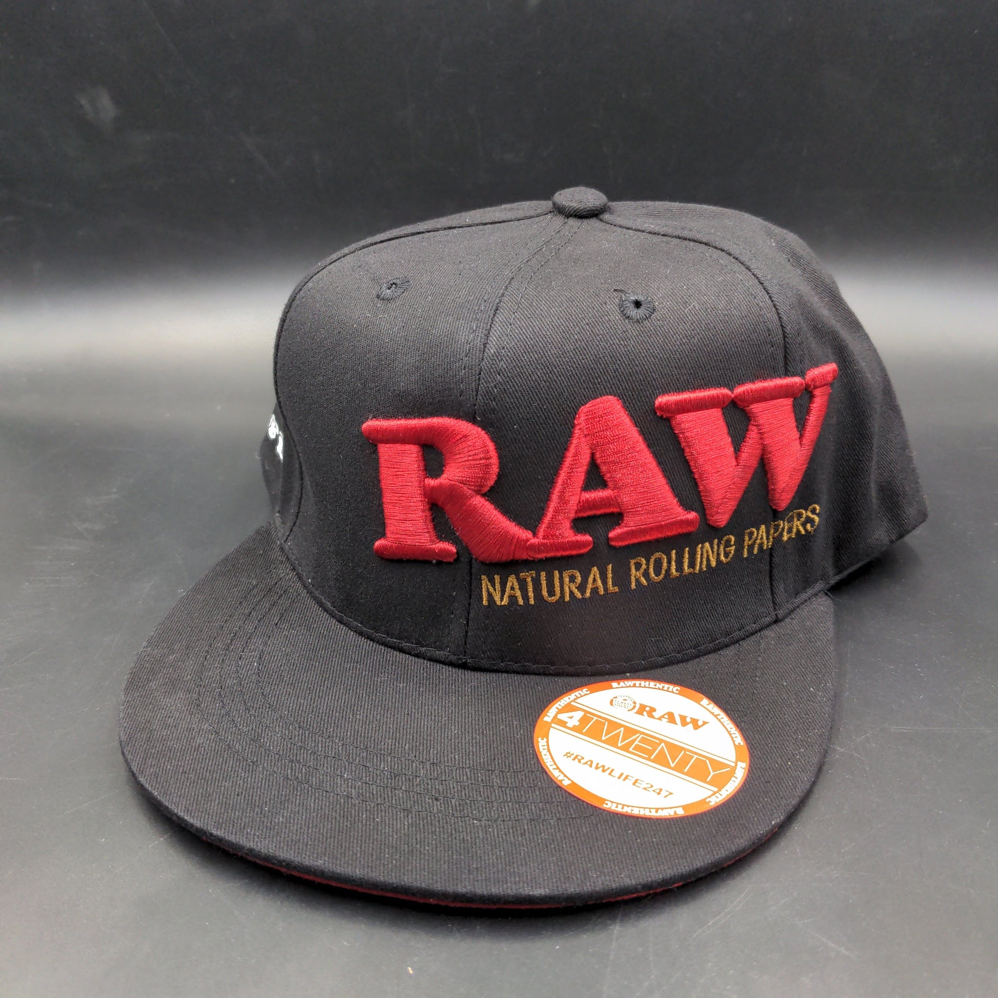 RAW Snapback Hat-Avernic Smoke Shop
