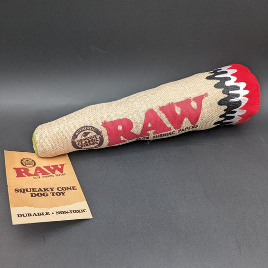 RAW Squeaky Cone Dog Toy | 12" - Meech Madness Smoke Shop