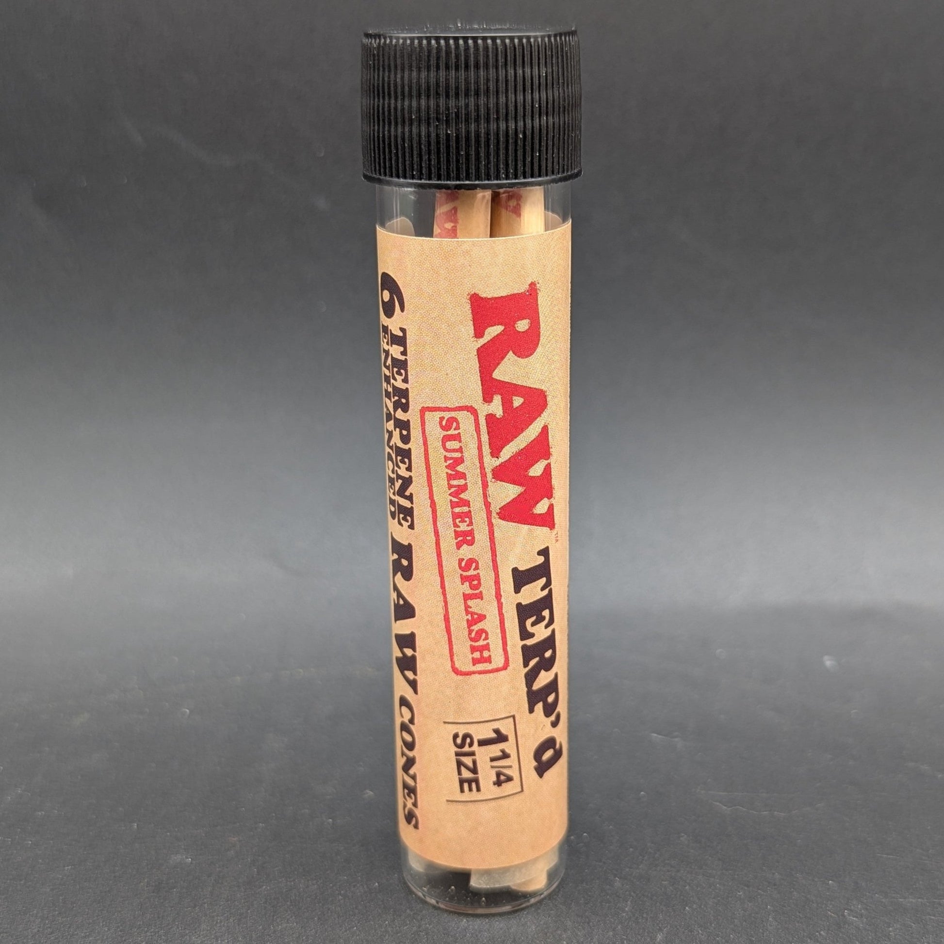 RAW TERP'd Cones | 1 1/4 | 6pc - Meech Madness Smoke Shop