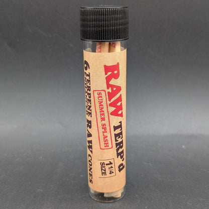 RAW TERP'd Cones | 1 1/4 | 6pc - Meech Madness Smoke Shop