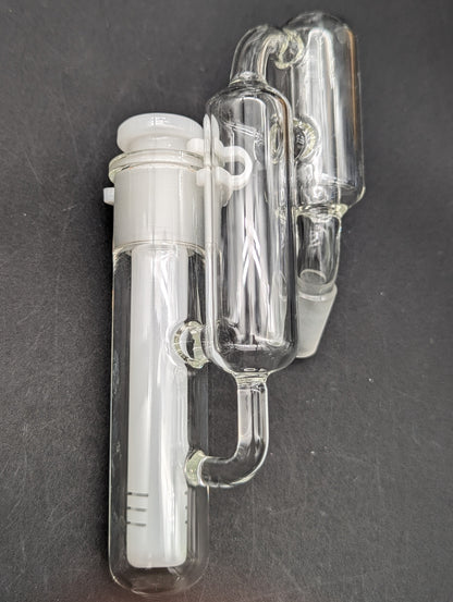 Removeable Downstem Recycler Ash Catcher 14mm 45 Degrees-Avernic Smoke Shop