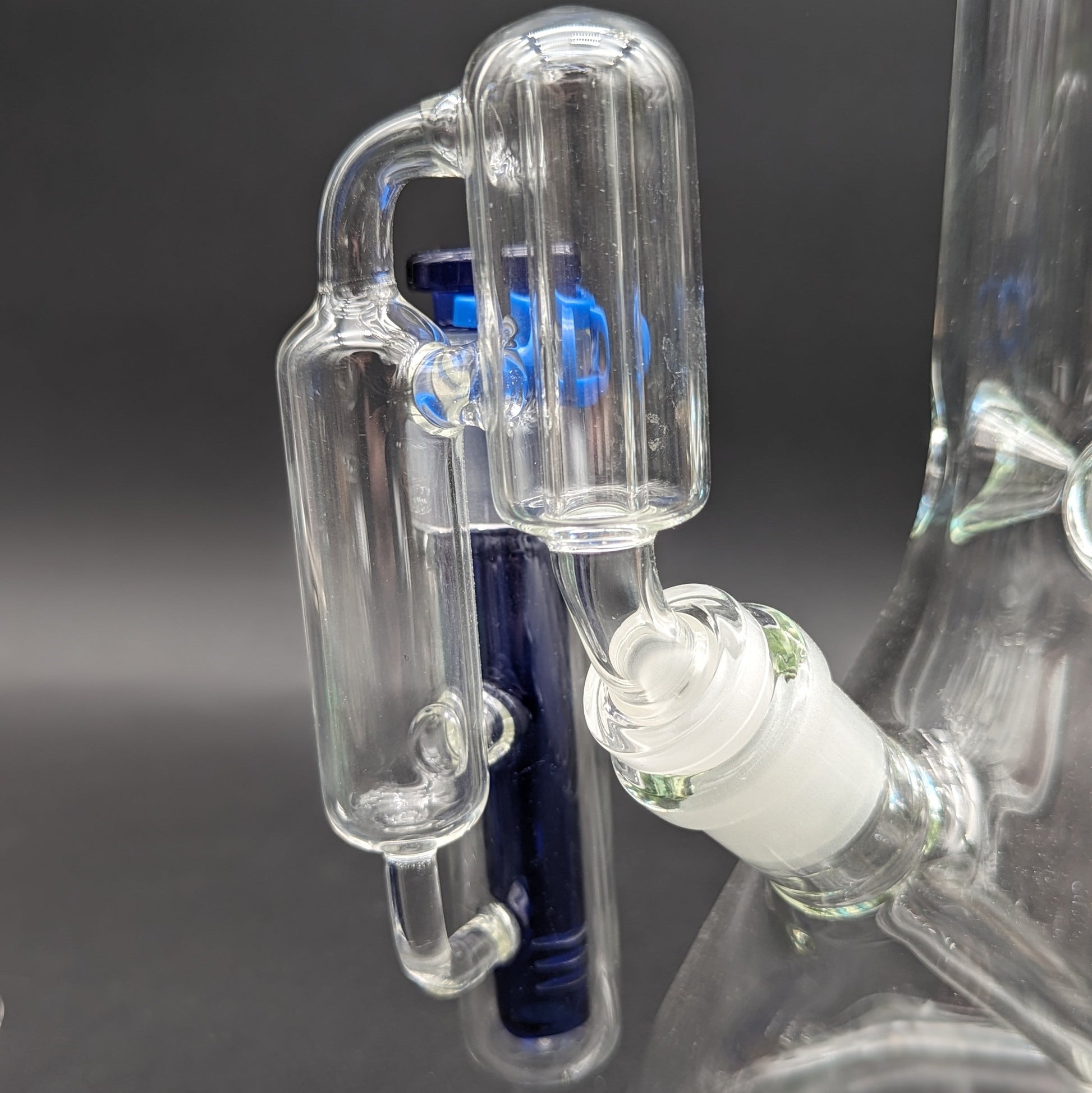 Removeable Downstem Recycler Ash Catcher 14mm 45 Degrees-Avernic Smoke Shop