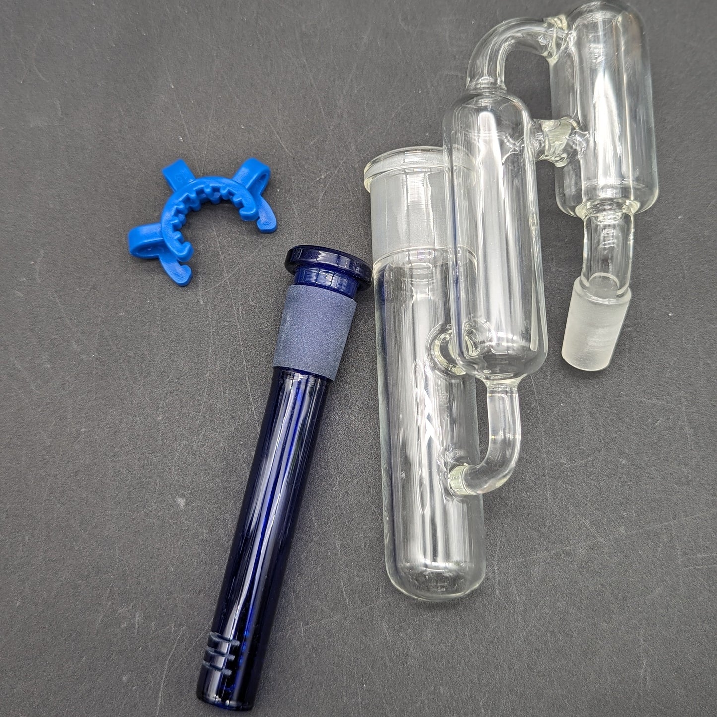 Removeable Downstem Recycler Ash Catcher 14mm 45 Degrees-Avernic Smoke Shop