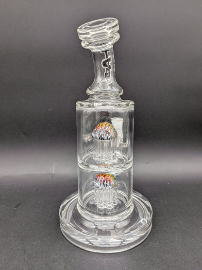 TAG - 8.5" Bent Neck Fixed Double 6-Arm Tree