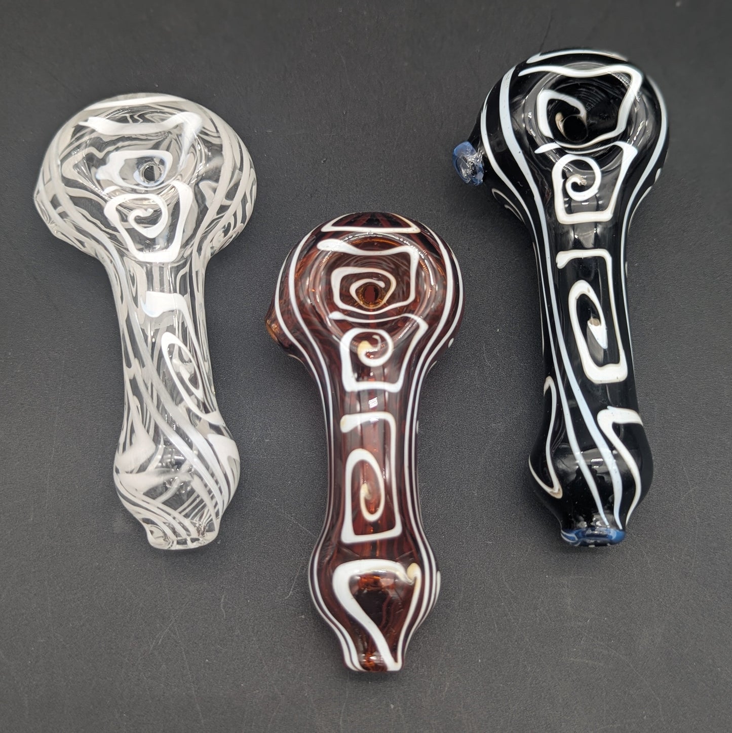 Sqwash Glass Color Swirl Spoon Pipes