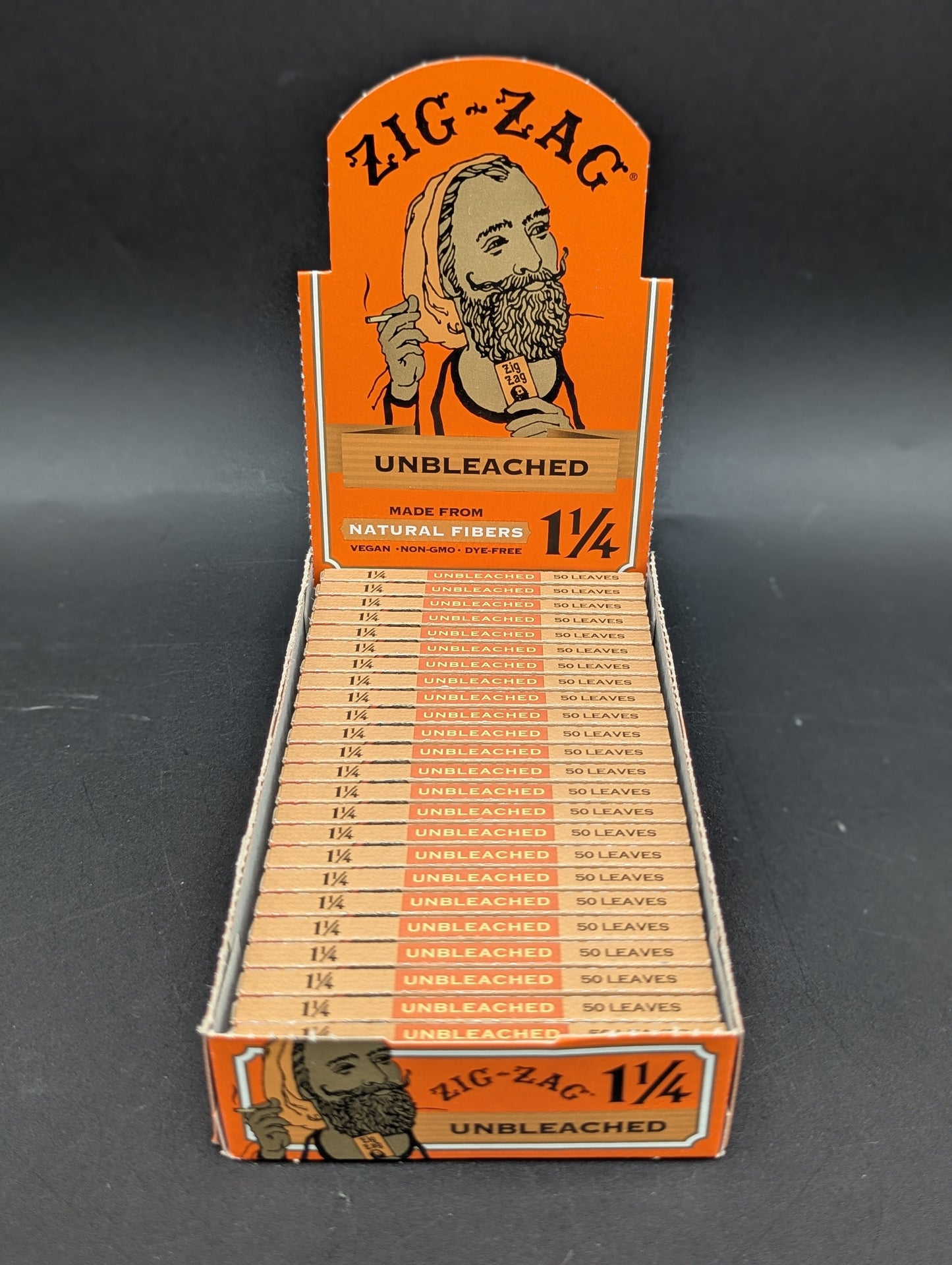 Zig Zag 1 1/4" Size Rolling Papers - Unbleached